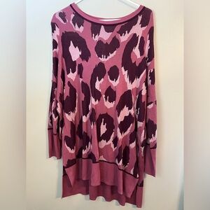 NWT Wonderly Plum Flyaway Dolman Sleeve Sweater Size M